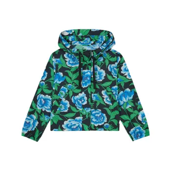 KENZO Peonies Short Windbreaker