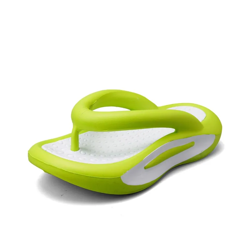 Hong Kong Meng Rubber Sole Abrasion Resistant Slip Resistant Flip Flops Unisex-12