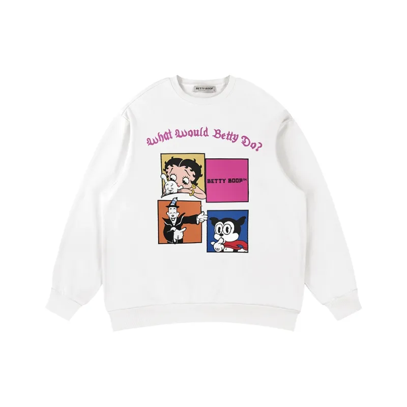 BETTY BOOP Sweatshirts Unisex-3