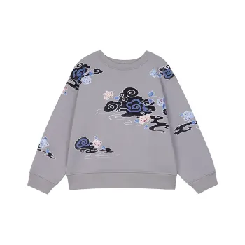 ROSESTUDIOBYGUOPEI Sweatshirt Women's Gray