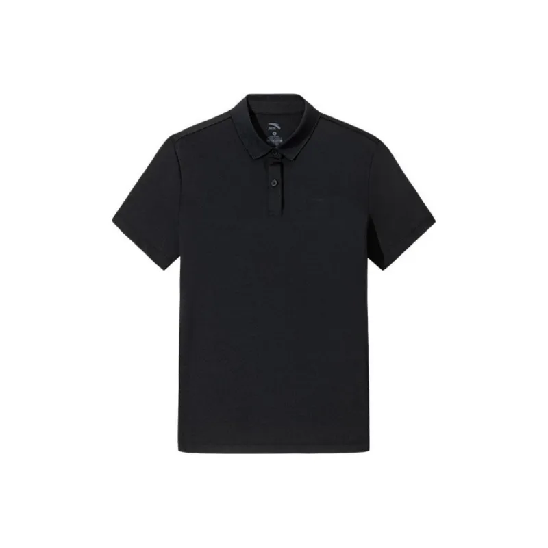 Anta Life Collection Polo Shirt Women's Basic Black-0