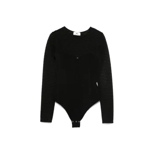 Elisabetta Franchi Herringbone pattern Bodysuit