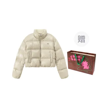 CHUU Cloud Cream Puff Down Jacket Women's Kidney Bean Brown