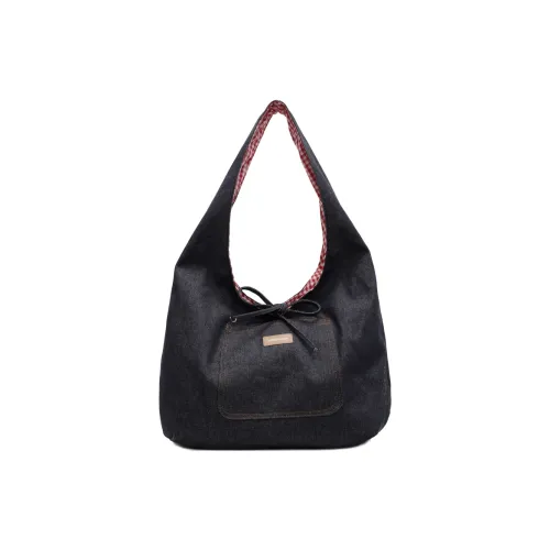 Yalu Denim Shoulder Bag Unisex Multicolor