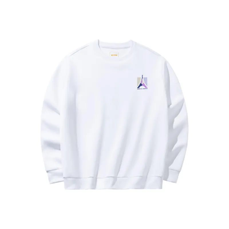 Anta Variety Training Collection Sweatshirt Women's Snowflake White-0