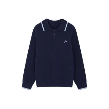 Mo Han Yi Mei Knitwear Women's Navy Blue