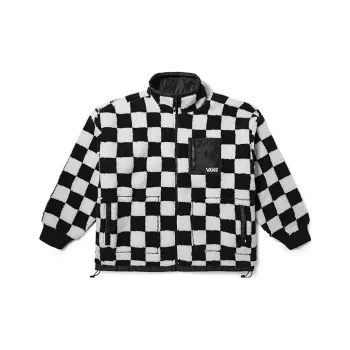 Vans Jackets Coats Women's Black White Checkerboard