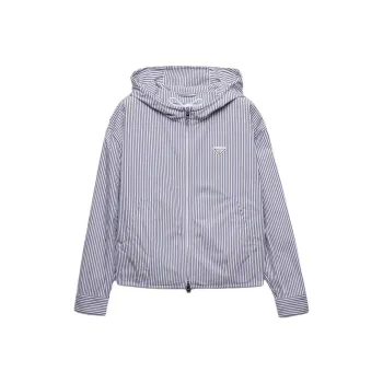PRADA SS25 Spring Summer Women's Apparel Collection Jackets Coats Women's Blue White