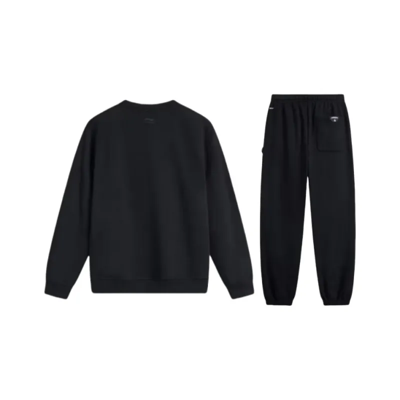 LiNing Sports Life Collection Casual Sportswear Unisex Black-0