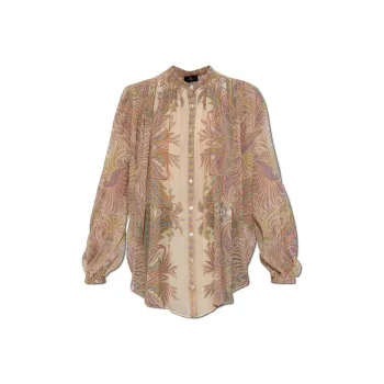 ETRO Paisley Printed Pleat Detailed Shirt