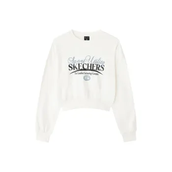 Skechers Sports Alliance Series Sweatshirt Women's Marshmallow White