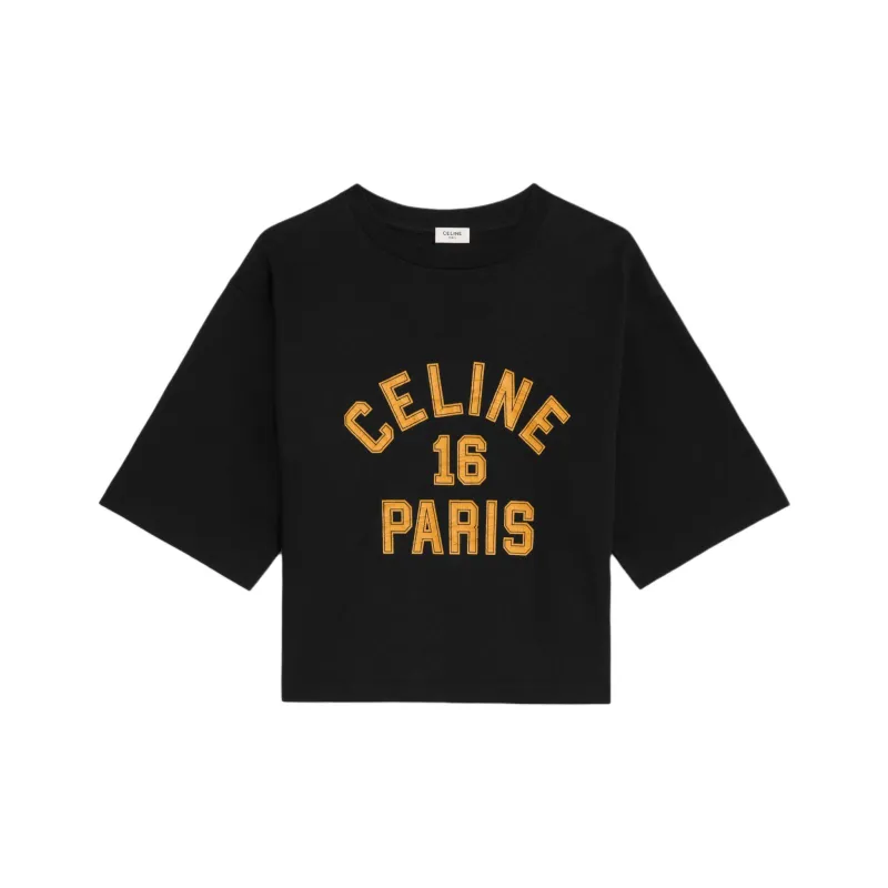 CELINE Loose CELINE 16 T shirt In Cotton Jersey-0