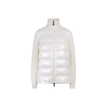 Moncler Down Jacket Winter Women's White