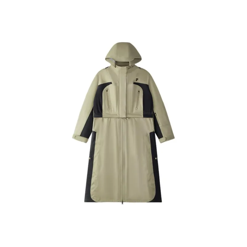 FILA FUSION URBAN TECH Jackets Coats Women's Hazy Khaki-0