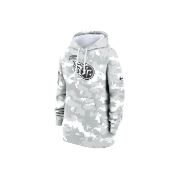 Nike Tennessee Titans Salute To Service Primary Edge Club Women's Nike Nfl Pullover Hoodie
