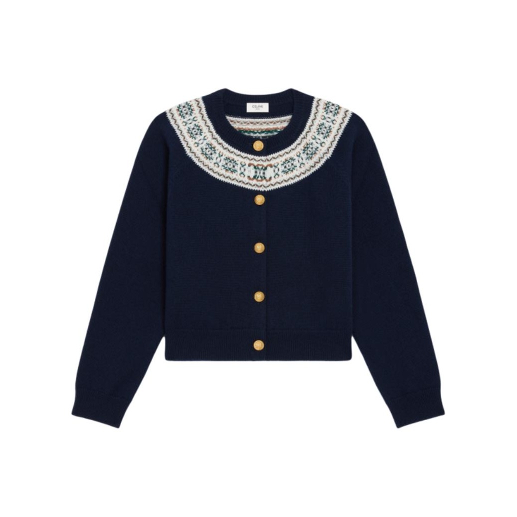 Celine Blue Sweaters on Sale & Authentic - POIZON