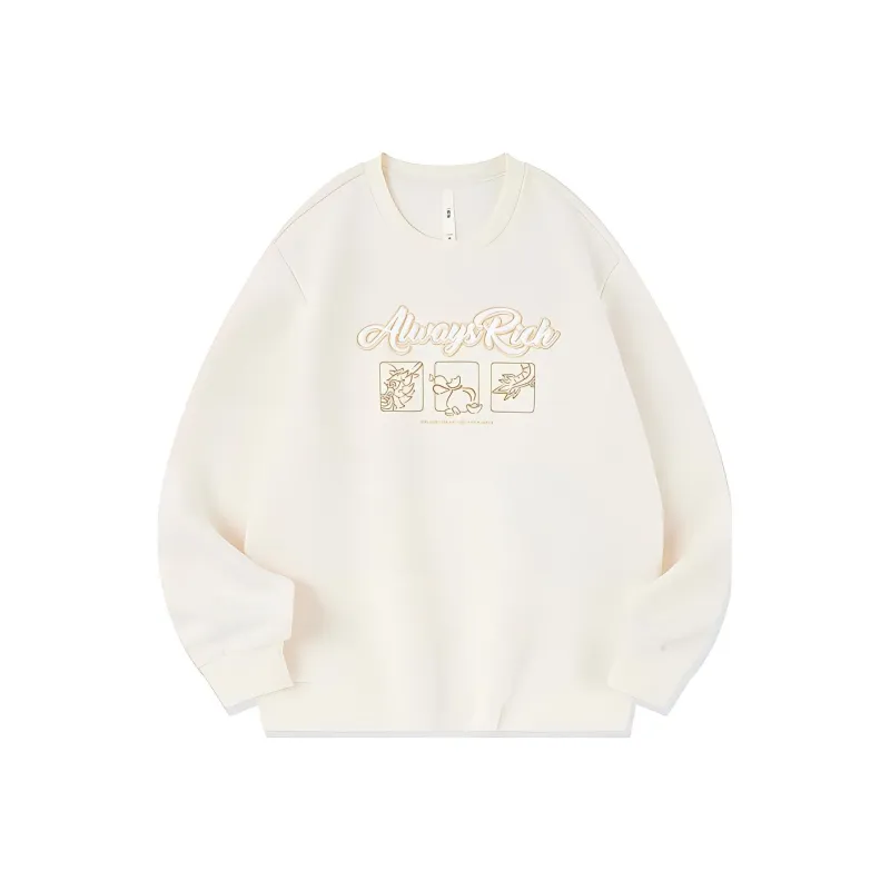 QIAODAN Sweatshirt Women's Cream White-0