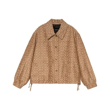 COACH SS23 Jackets & Coats Women's Khaki