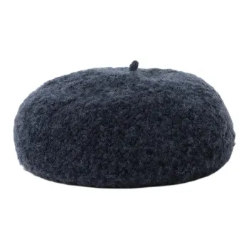 Beams Acrylic, Nylon, Polyester, Wool, Rayon, Polyurethane Berets Kids' Dark Blue
