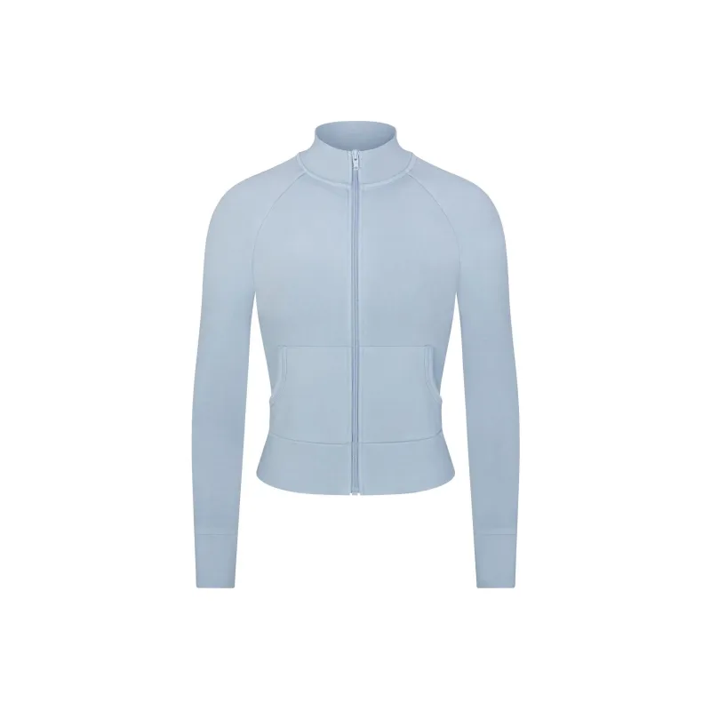 SKIMS OUTDOOR TRACK JACKET Jackets & Coats Women's DENIM/Denim-0