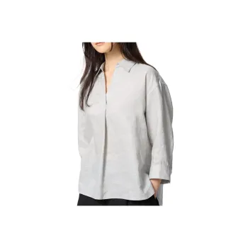 UNIQLO Shirt Women's Light Gray