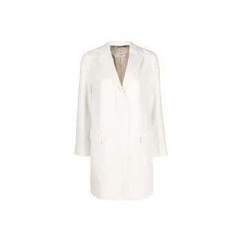 Alberto Biani Buttoned Up Wool Coat
