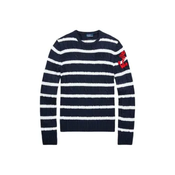 Polo Ralph Lauren Striped Cable knit Jumper