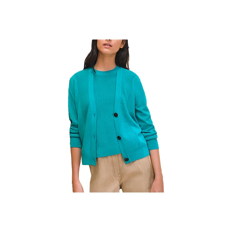 HERMES Knitwear Women's Sapphire Green-0