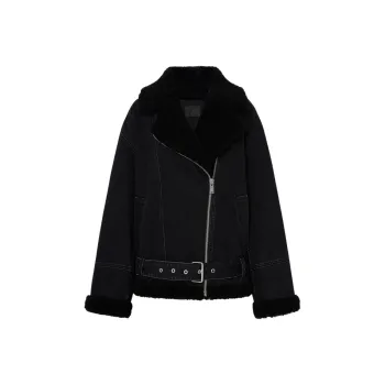 MOCO Jackets Coats Women's Denim Black