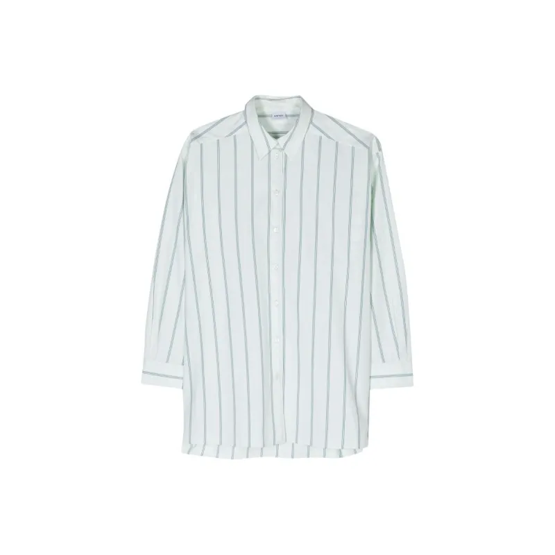 ASPESI Striped Sleeved Shirt-0