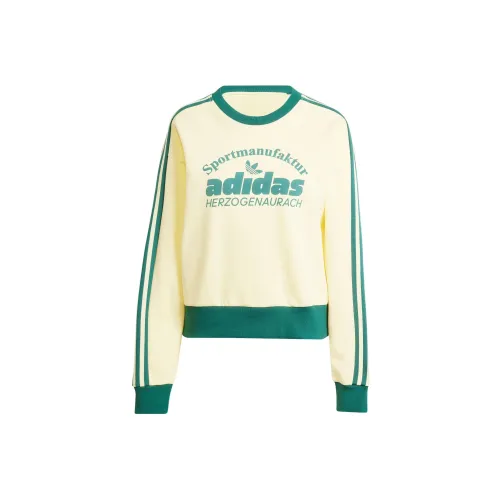 Adidas Originals Retro Graphics Sweatshirt Sweatshirt Women's Yellow