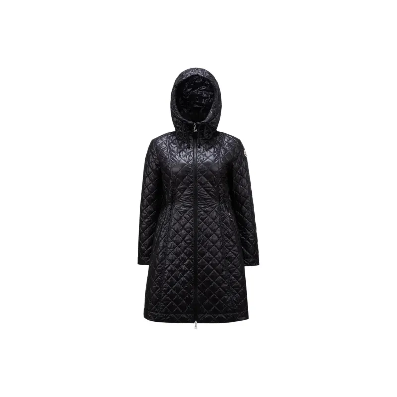 Moncler Artigny Zip Up Quilted Long Coat-0
