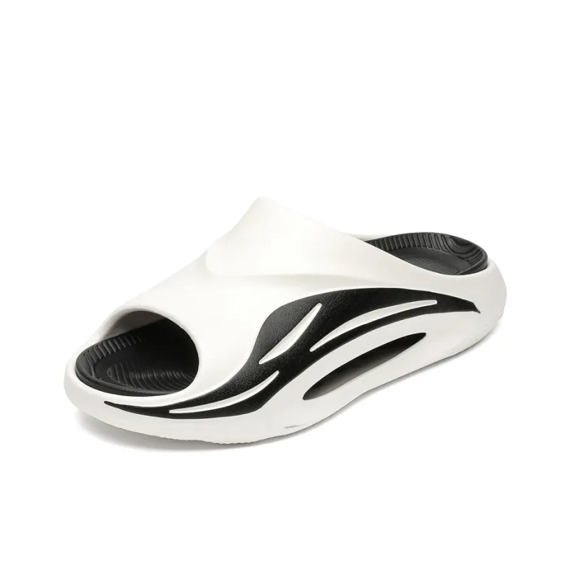 OUGLEMEN Slip Resistant Odor Resistant Slide Slippers Unisex-7