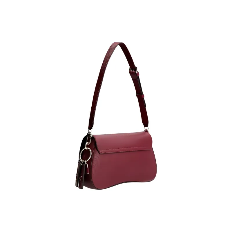 GUESS PU Shoulder Bag Regular Women's Burgundy-2