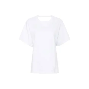 IRO NIGHT Edjy Open back Cotton T shirt
