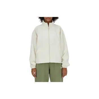New Balance Sport Essentials Oversized Jacket Jackets Coats Women's White