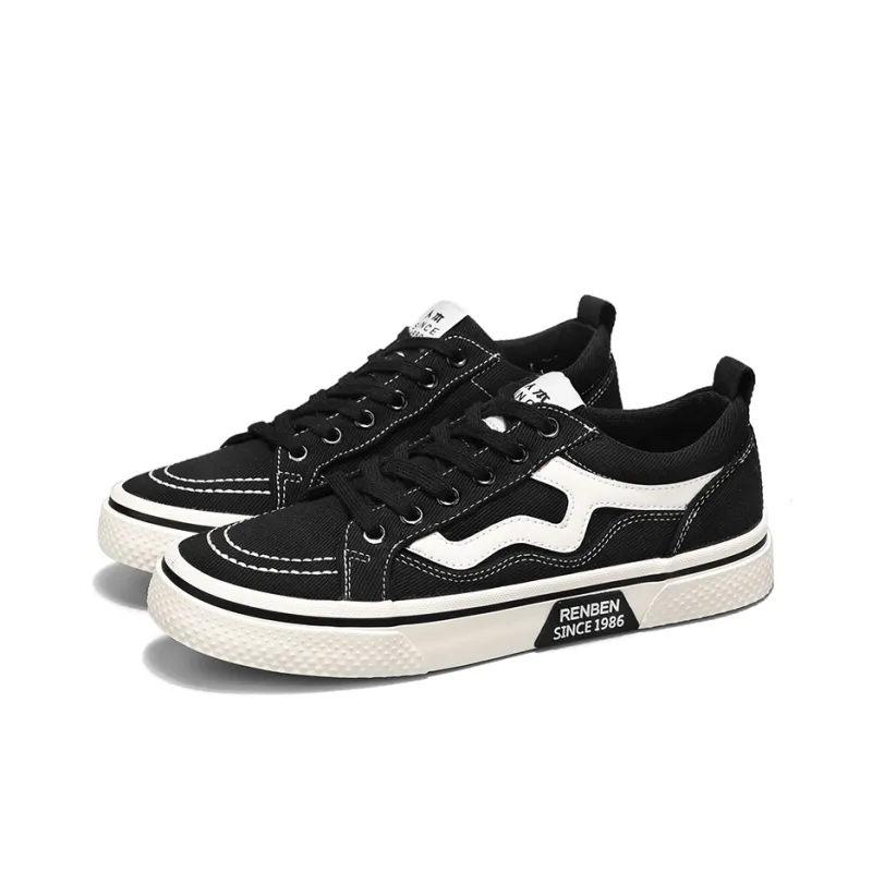 RENBEN Waterproof And Lightweight Low Top Canvas Shoes Men's-3