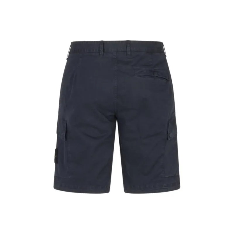 STONE ISLAND Compass Patch Cargo Shorts-1