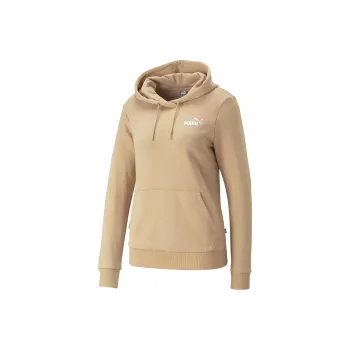 PUMA ESS+ EMBROIDERY HOODIE TR Sweatshirt Women's Beige Yellow