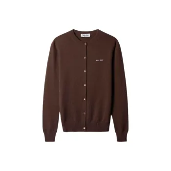 MIU MIU Cashmere Sweater Women's Cocoa Brown