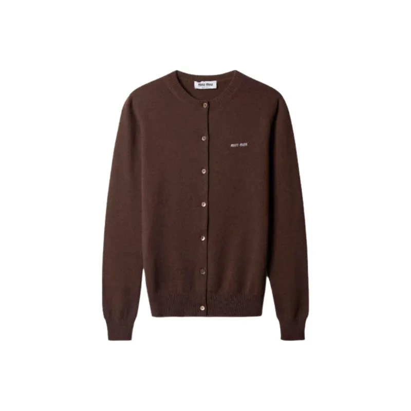 MIU MIU Cashmere Sweater Women's Cocoa Brown-0