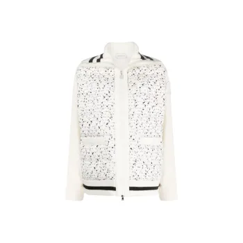 Moncler Zip up Tweed Cardigan