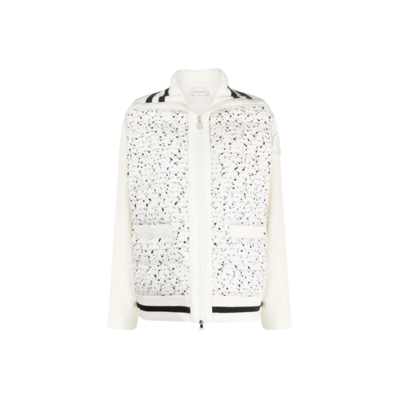 Moncler Zip-up Tweed Cardigan-0