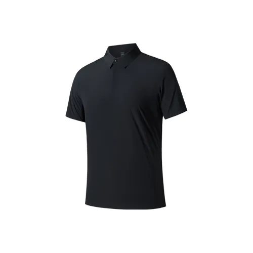 Anta Champion All Weather Series Polo Shirt Men's Basic Black