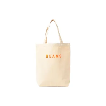 Beams Cotton Tote Bag, Shopping Bag, Handbag Regular Men's Orange