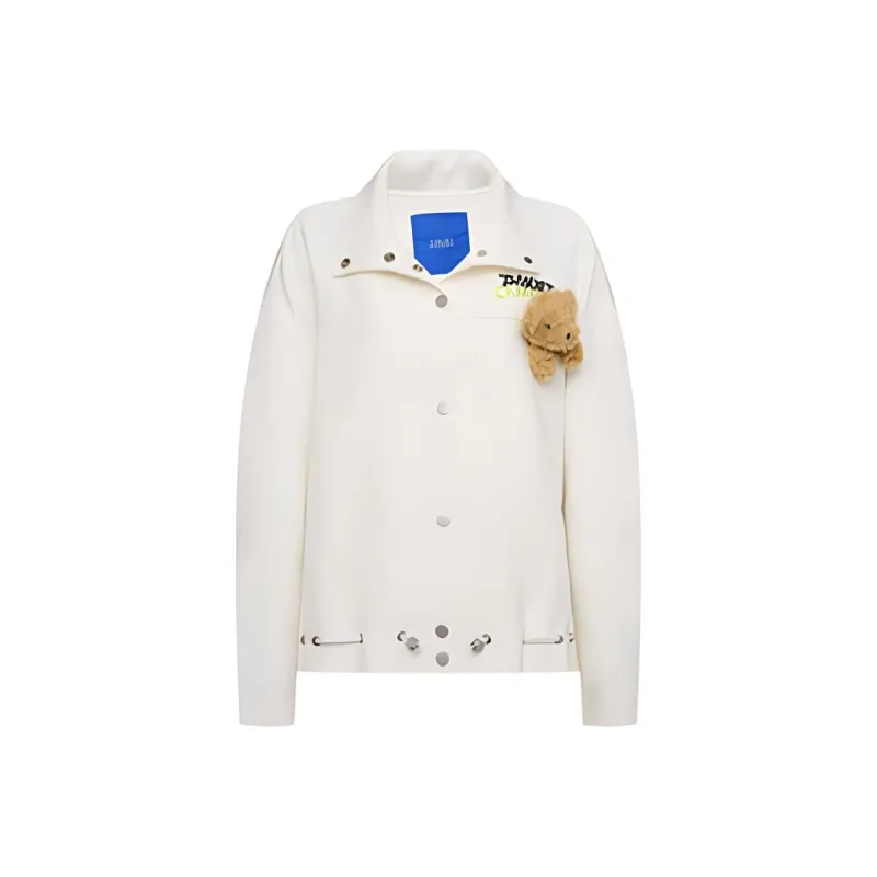 TSMLXLT Jackets Coats Women's Natural White-0