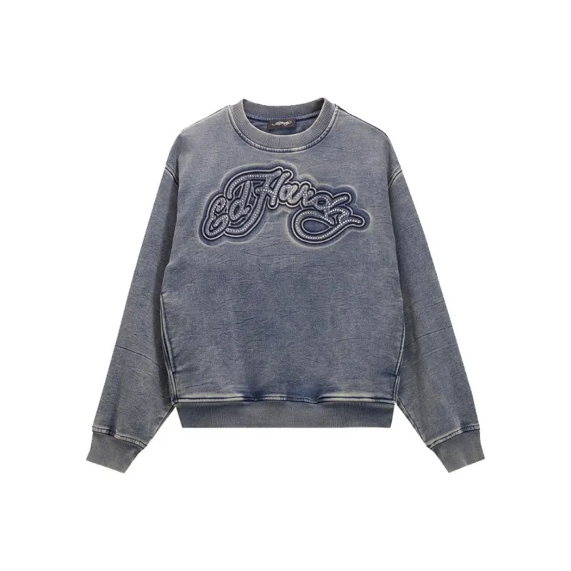 Ed Hardy FW24 Sweatshirt Women's Maribu Blue-0