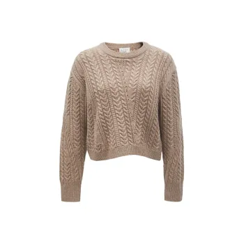 ONLY Knitwear Women's E11 Zebra Print Sand