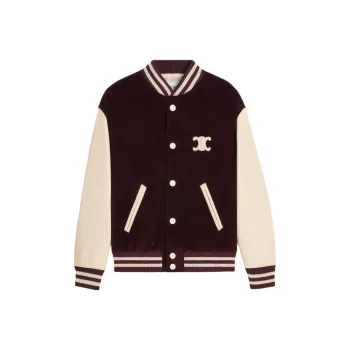 CELINE Loose Teddy Jacket In Triomphe Corduroy