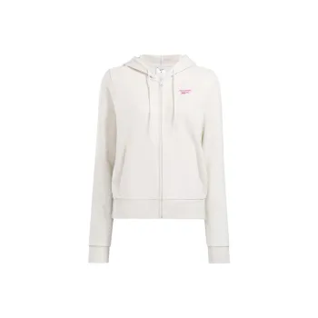 Reebok Identity Small Logo Hoodie Jackets Coats Women's White